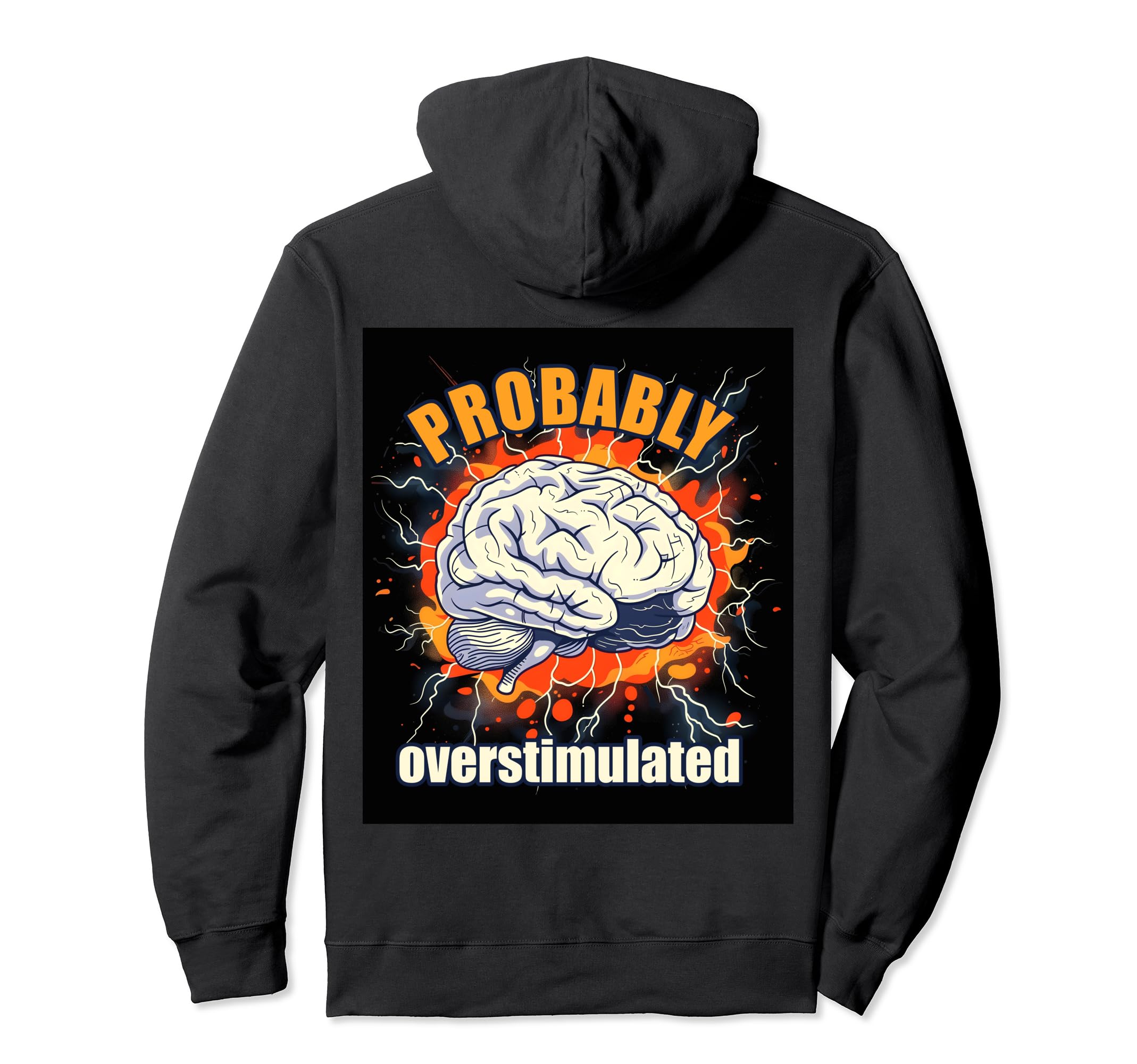 Gehirn Blitze Neurodivers T-Shirt - Aesthetic Graphic for Adults - T-Shirt, Sweatshirt, Hoodie