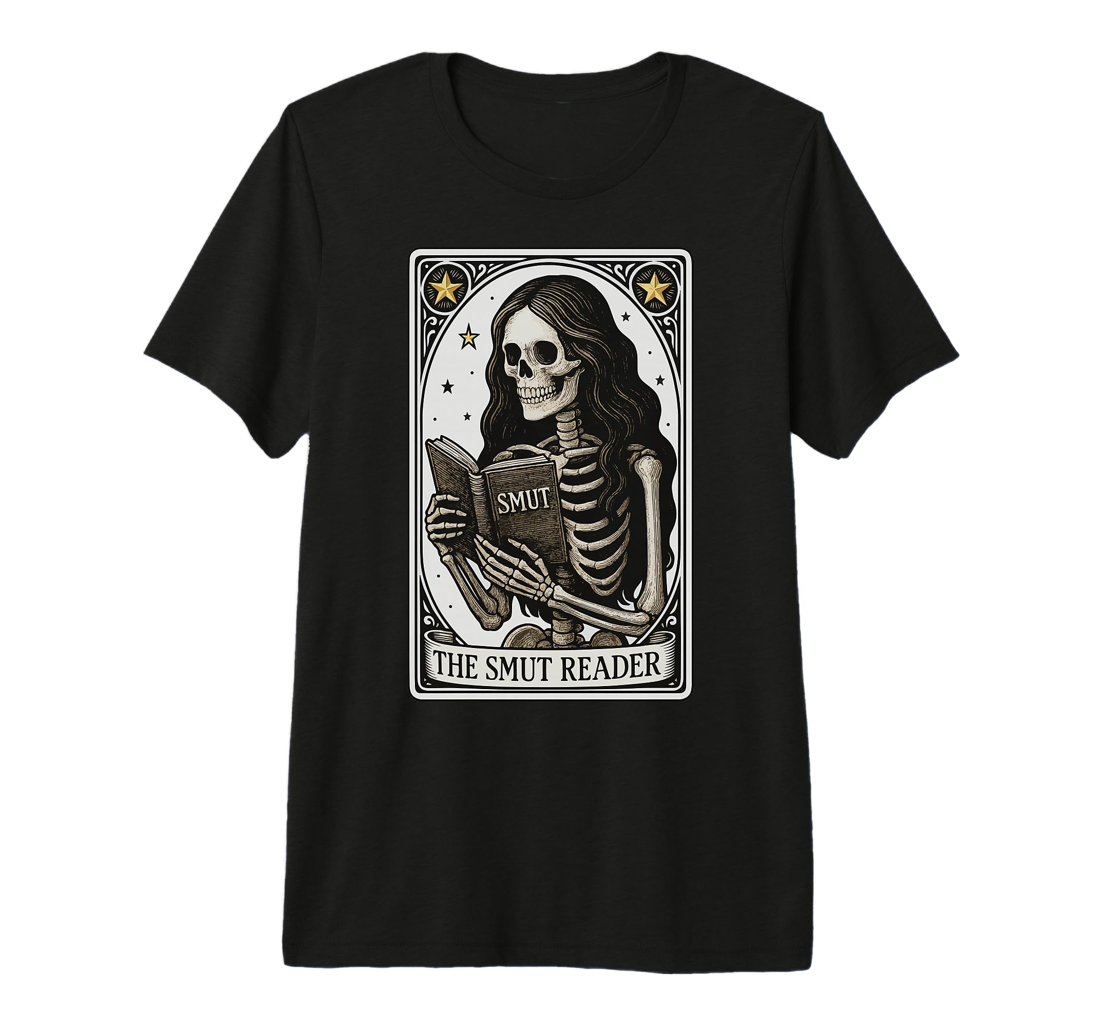 Smut Reader Tarot Card Tri Blend T-Shirt - Novelty Apparel Unisex - T-Shirt, Sweatshirt, Hoodie