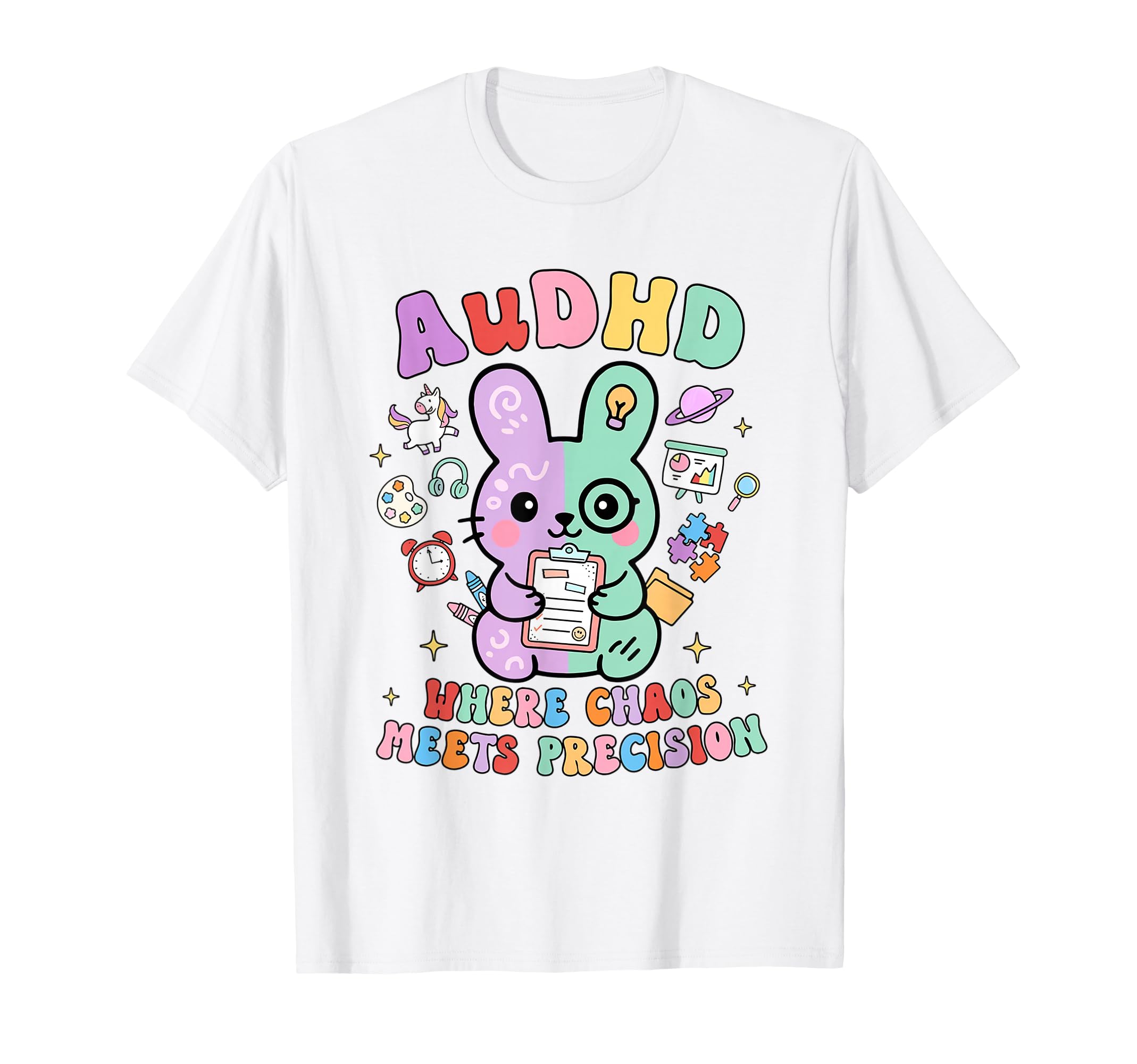 Neurodiversity Adhd Autism Audhd T-Shirt - Streetwear Style for Adults - T-Shirt, Sweatshirt, Hoodie