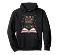 Snow Is Falling Books Are Calling Book Hoodie - Custom Art Print Men Women - T-Shirt, Sweatshirt, Hoodie