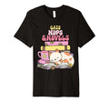 Cats Naps And Novels Book Lovers T-Shirt - Casual Everyday Wear Unisex - T-Shirt, Sweatshirt, Hoodie