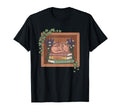 Sleeping Dragon Stacked Books Lavender T-Shirt - Novelty Apparel for Adults - T-Shirt, Sweatshirt, Hoodie