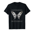 Antisocial Butterfly Gift Sweatshirt - Casual Everyday Wear Men Women - T-Shirt, Sweatshirt, Hoodie