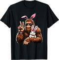 Funny Easter Day Bigfoot Bunny Sasquatch Outfit Unisex T-shirt, Sweatshirt, Hoodie, Long Sleeve Tee - T-Shirt, Sweatshirt, Hoodie