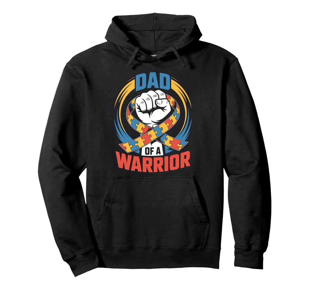 Autism Dad Father Autistic Child Family Hoodie - Graphic Print Unisex - T-Shirt, Sweatshirt, Hoodie