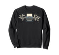 Writer Heartbeat Typewriter Sweatshirt - Fun Novelty Design Unisex - T-Shirt, Sweatshirt, Hoodie