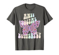 Funny Anti Social Butterfly Club Shy T-Shirt - Trendy Graphic Unisex - T-Shirt, Sweatshirt, Hoodie