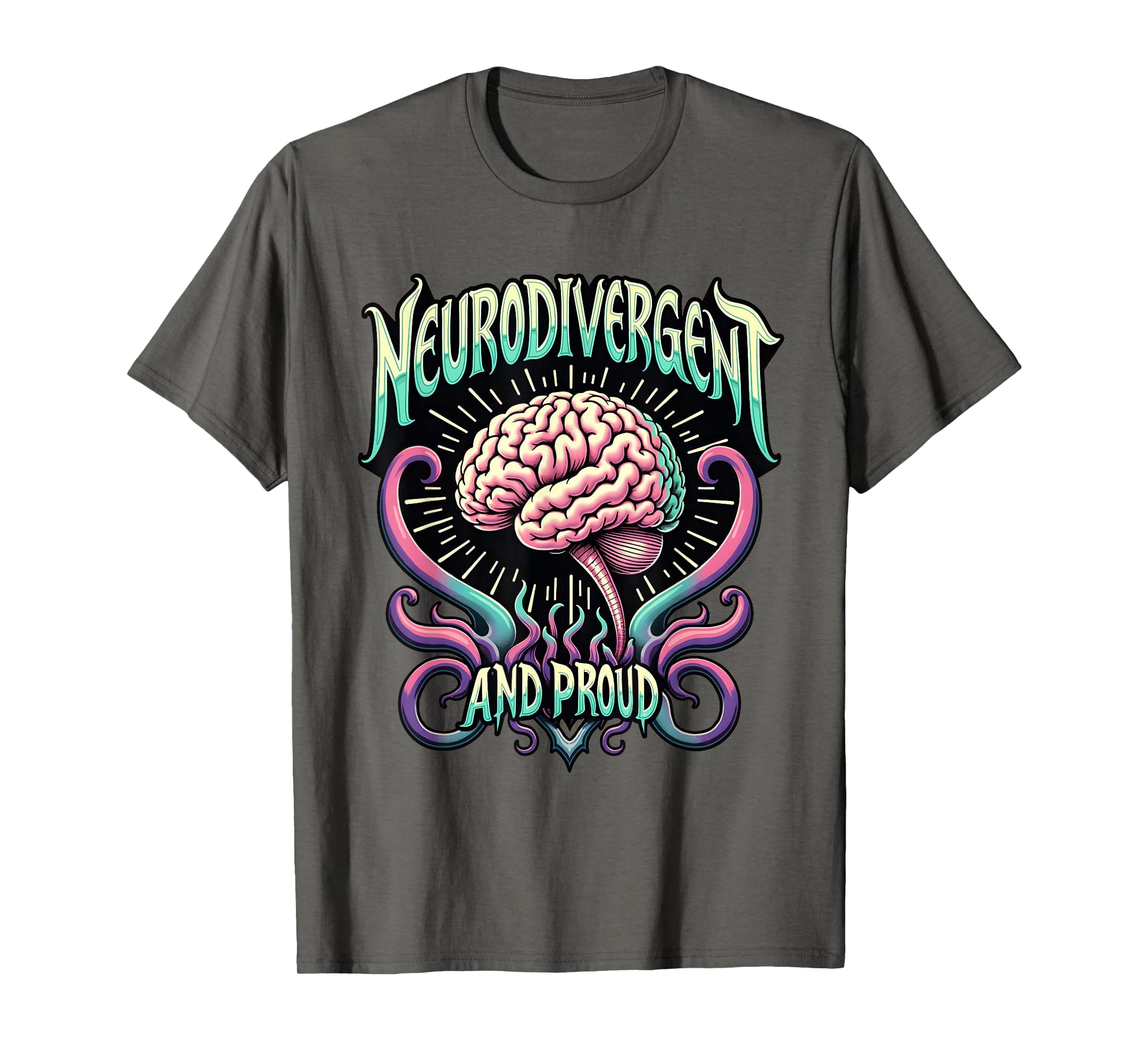 Neurodivergent And Proud Adhd T-Shirt - Streetwear Style Men Women - T-Shirt, Sweatshirt, Hoodie