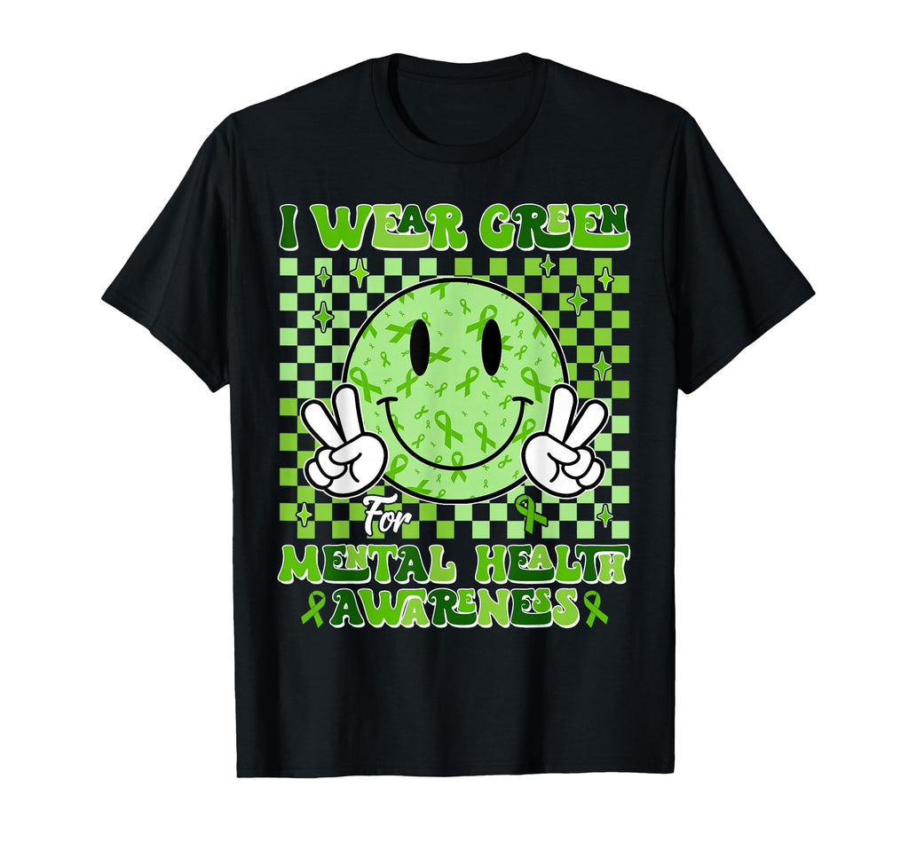 I Wear Light Green Mental Health T-Shirt - Trendy Graphic Men Women - T-Shirt, Sweatshirt, Hoodie