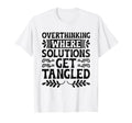 Overthinking Overthinker Funny Sarcasm T-Shirt - Graphic Print for Adults - T-Shirt, Sweatshirt, Hoodie
