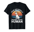 Im My Jack Russells Emotional Support T-Shirt - Novelty Apparel for Adults - T-Shirt, Sweatshirt, Hoodie