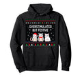 Overstimulated But Festive Possum Ugly Hoodie - Aesthetic Graphic Men Women - T-Shirt, Sweatshirt, Hoodie