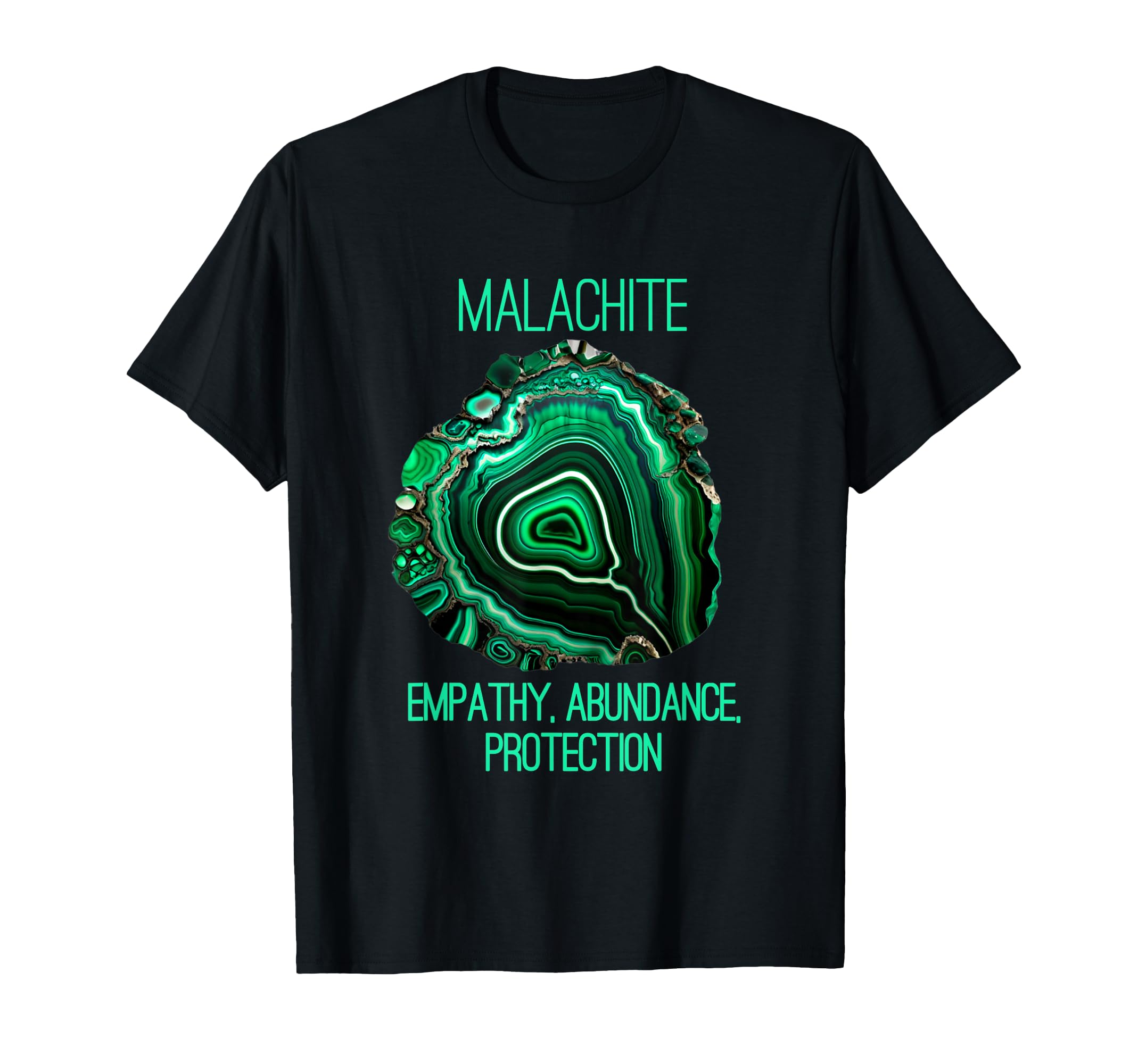 Malachite Gemstone Art Empathy T-Shirt - Streetwear Style Men Women - T-Shirt, Sweatshirt, Hoodie