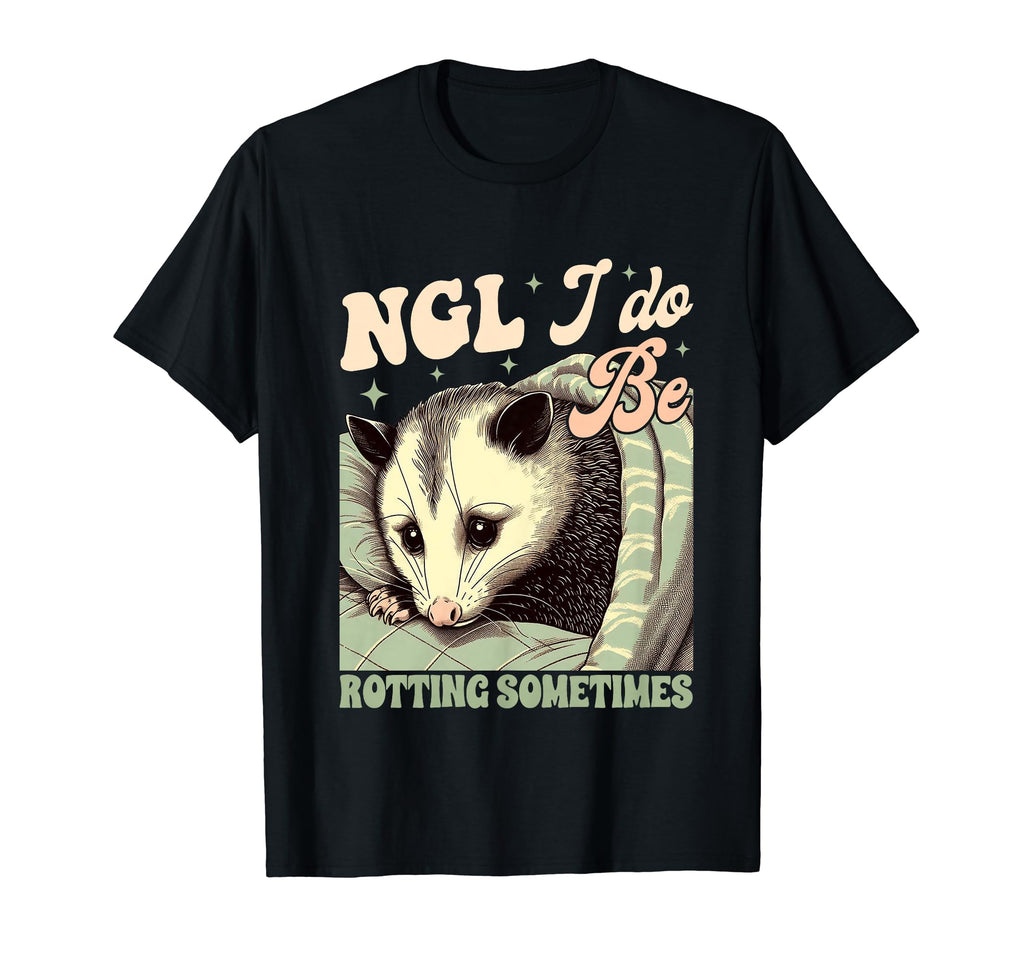 Anxiety Mental Health Opossum Ncl I Do T-Shirt - Streetwear Style Unisex - T-Shirt, Sweatshirt, Hoodie