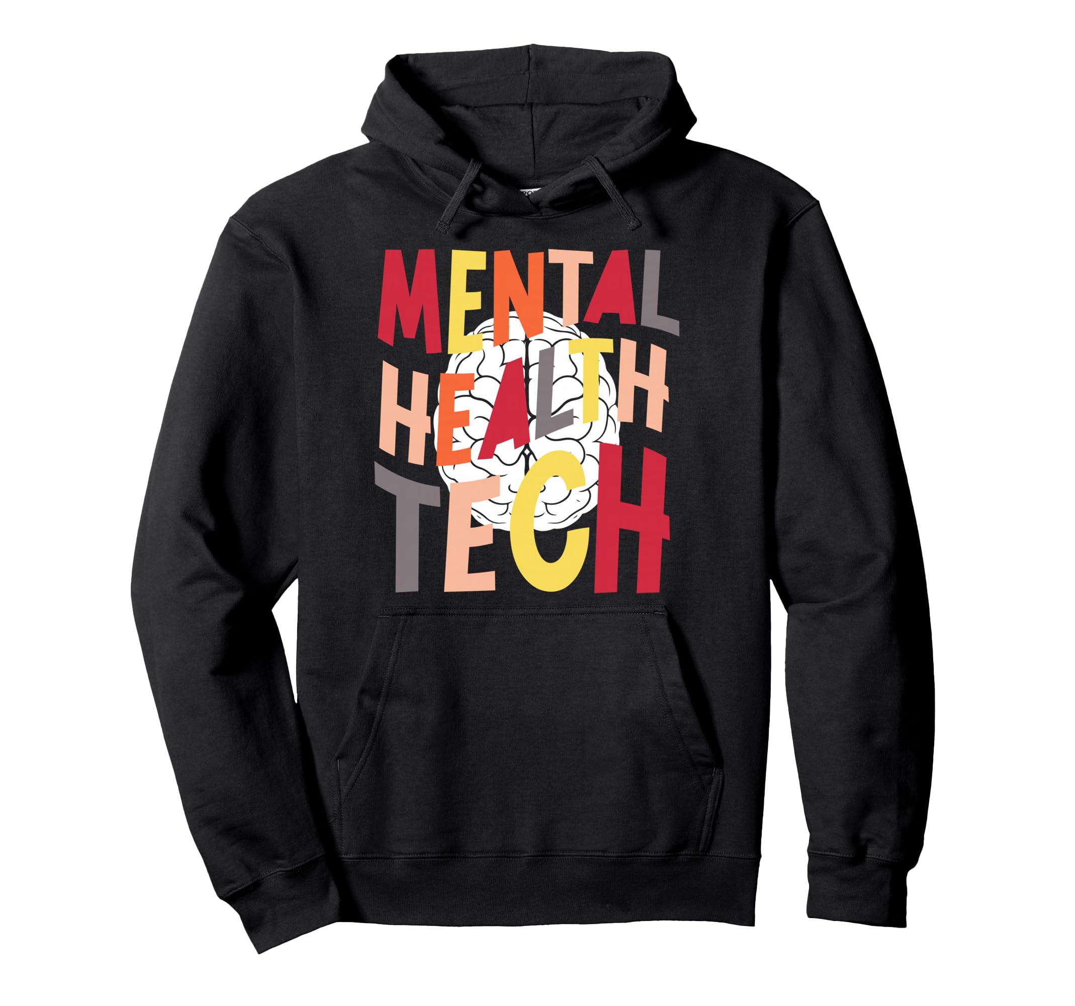 Groovy Mental Health Tech Mental Health Hoodie - Custom Art Print Unisex - T-Shirt, Sweatshirt, Hoodie