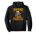 Dragon Reading Book Funny Roasting People Hoodie - Graphic Print Unisex - T-Shirt, Sweatshirt, Hoodie