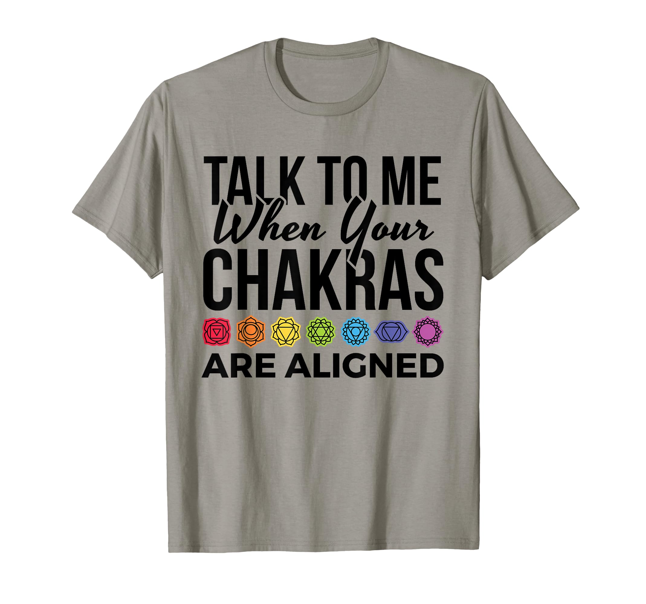 Chakra 7 Chakras Symbol Meditation T-Shirt - Minimalist Print for Adults - T-Shirt, Sweatshirt, Hoodie