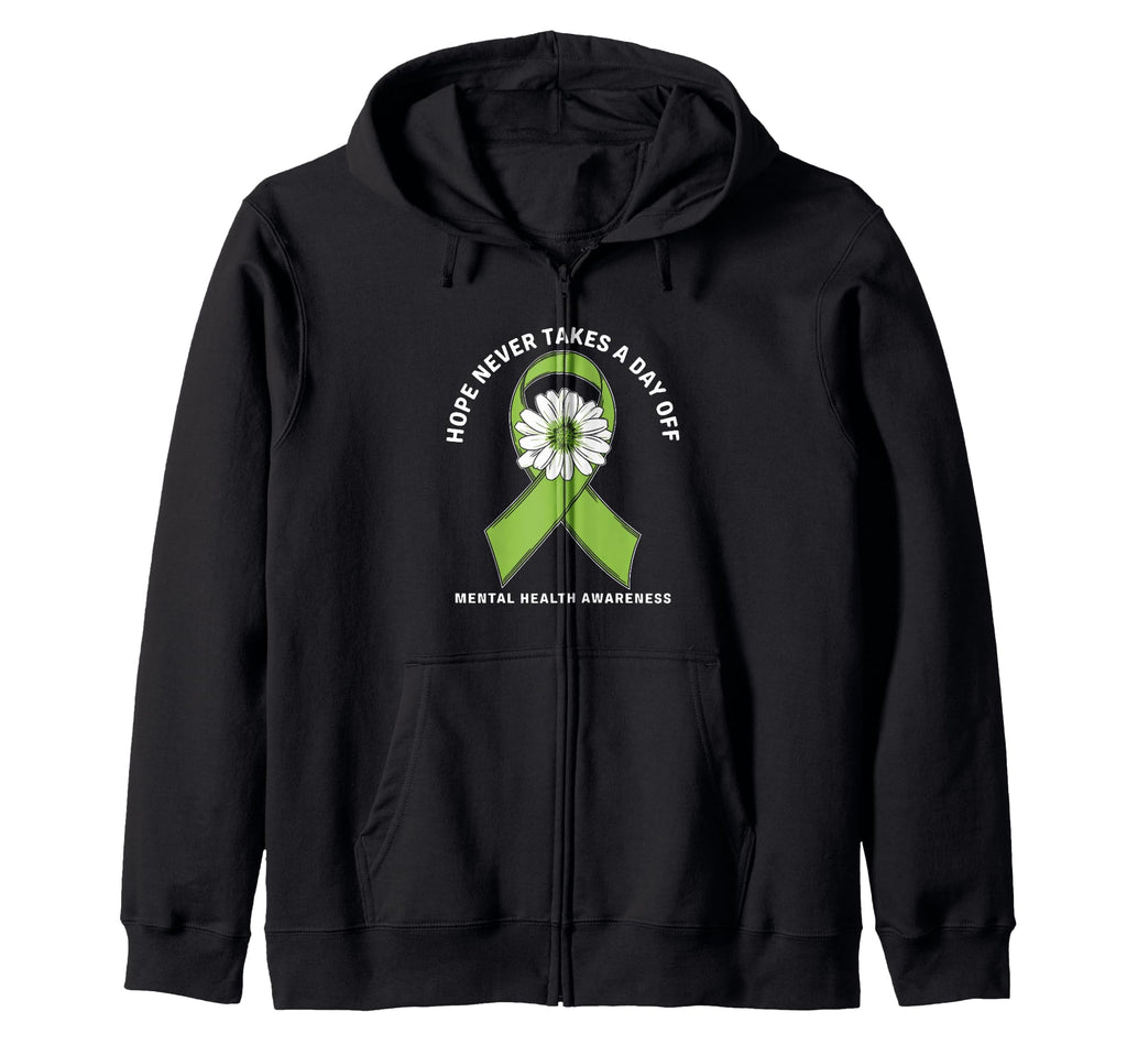 Mental Health Awareness Month Green Sweatshirt - Unique Graphic Unisex - T-Shirt, Sweatshirt, Hoodie