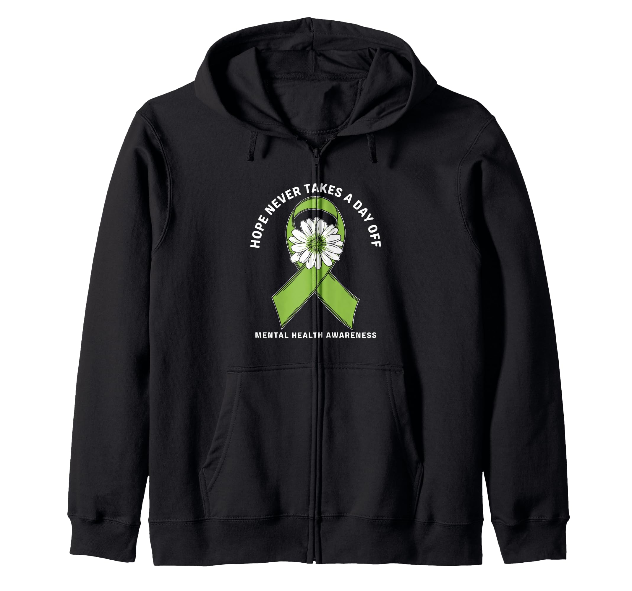 Mental Health Awareness Month Green Sweatshirt - Unique Graphic Unisex - T-Shirt, Sweatshirt, Hoodie