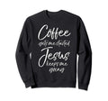 Funny Womens Coffee Gets Me Started Sweatshirt - Trendy Graphic Men Women - T-Shirt, Sweatshirt, Hoodie