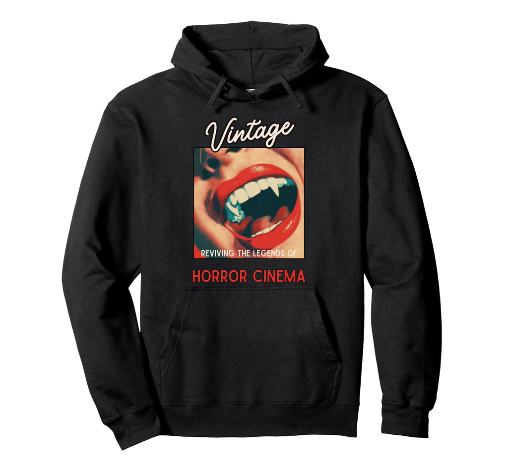 Halloween Vampire Horror Cinema Hoodie - Custom Art Print Men Women - T-Shirt, Sweatshirt, Hoodie