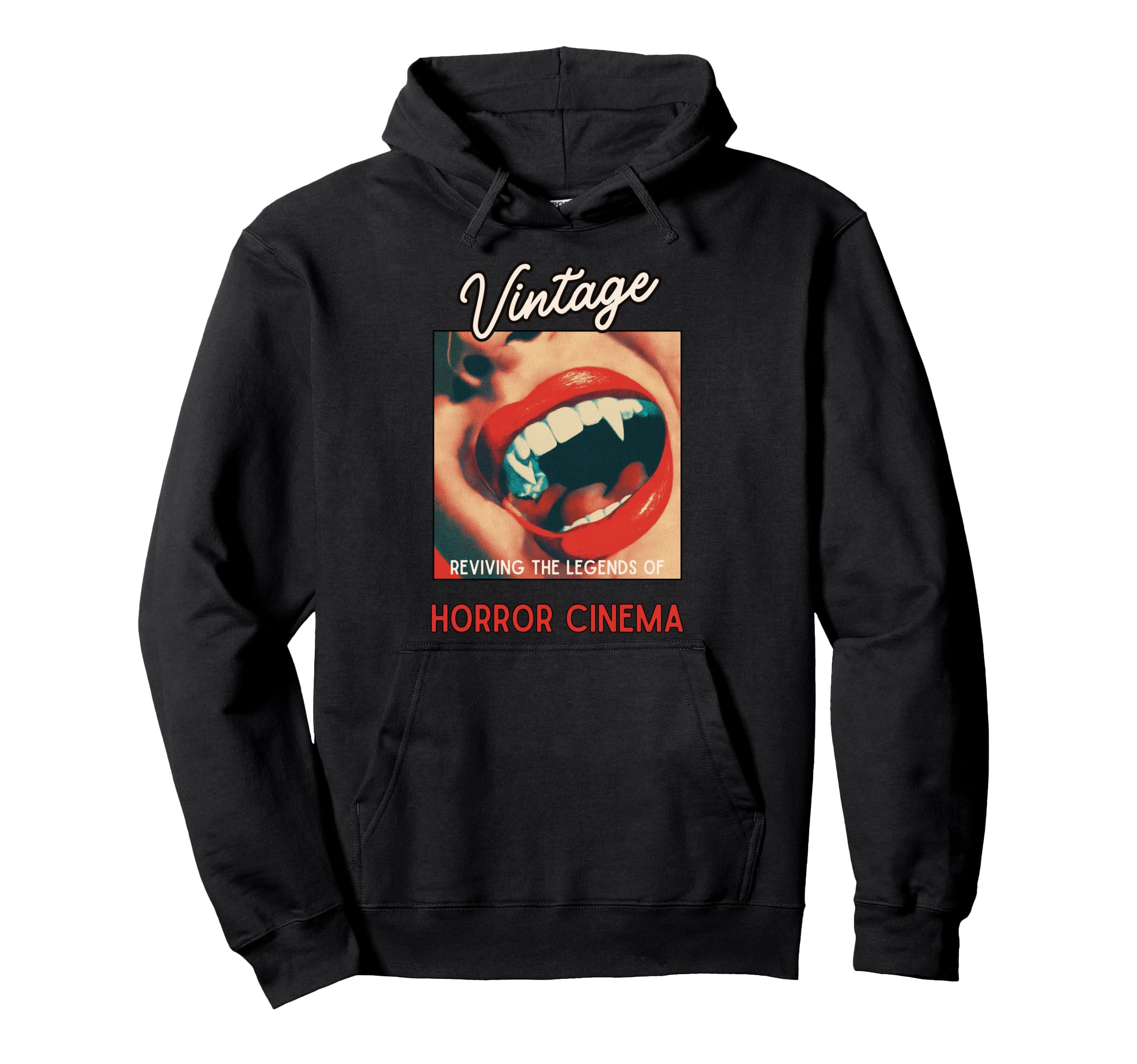 Halloween Vampire Horror Cinema Hoodie - Custom Art Print Men Women - T-Shirt, Sweatshirt, Hoodie