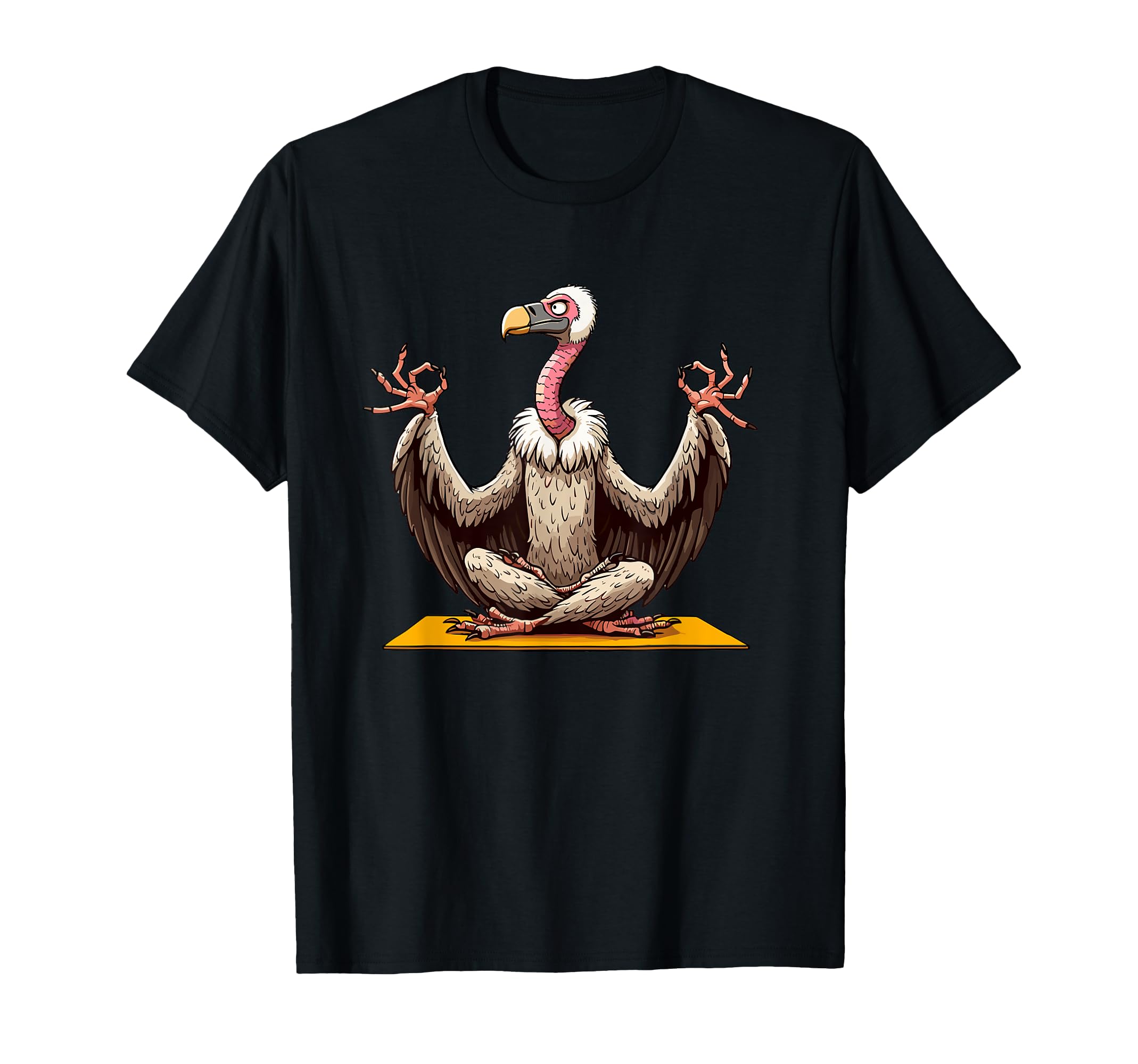 Meditation Vulture Yoga Pose Relaxing T-Shirt - Aesthetic Graphic Unisex - T-Shirt, Sweatshirt, Hoodie