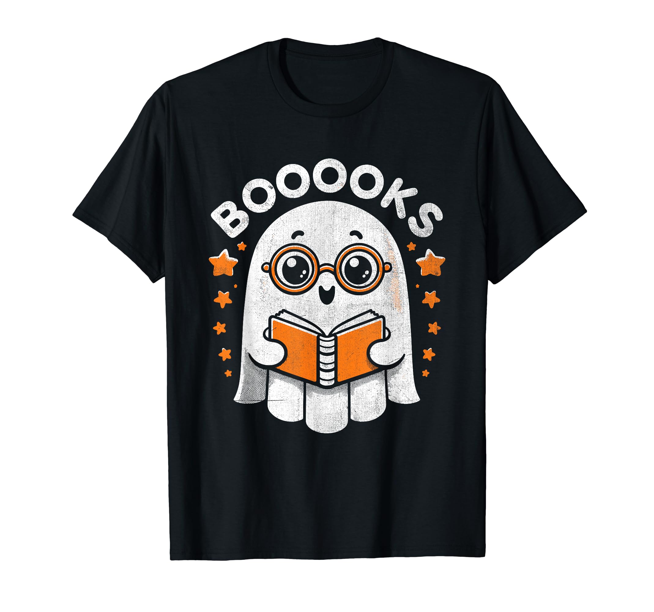 Booooks Ghost Halloween Book T-Shirt - Streetwear Style for Adults - T-Shirt, Sweatshirt, Hoodie