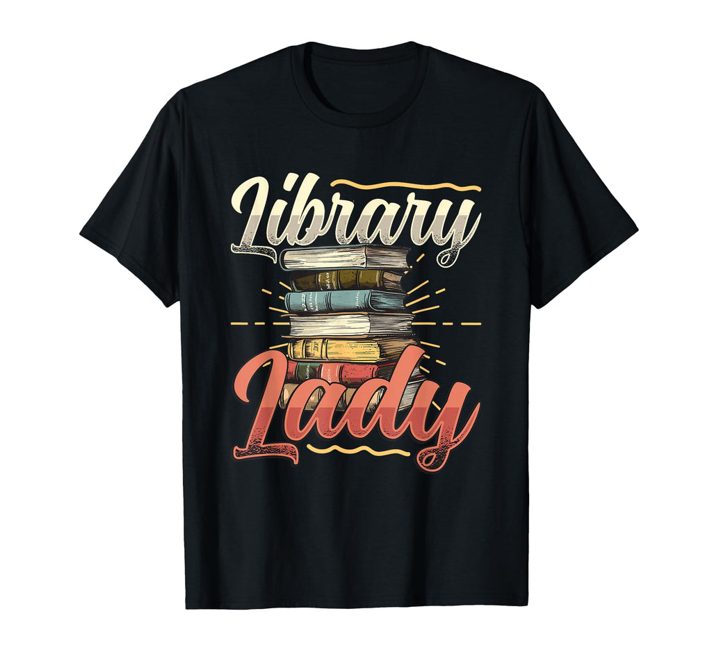 Library Lady Bookworm Reading T-Shirt - Fun Novelty Design for Adults - T-Shirt, Sweatshirt, Hoodie