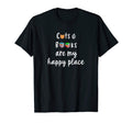 Cats Books Are My Happy Place Bookish T-Shirt - Unique Graphic Men Women - T-Shirt, Sweatshirt, Hoodie