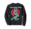 Mental Health Awareness Month Love Sweatshirt - Custom Art Print Men Women - T-Shirt, Sweatshirt, Hoodie