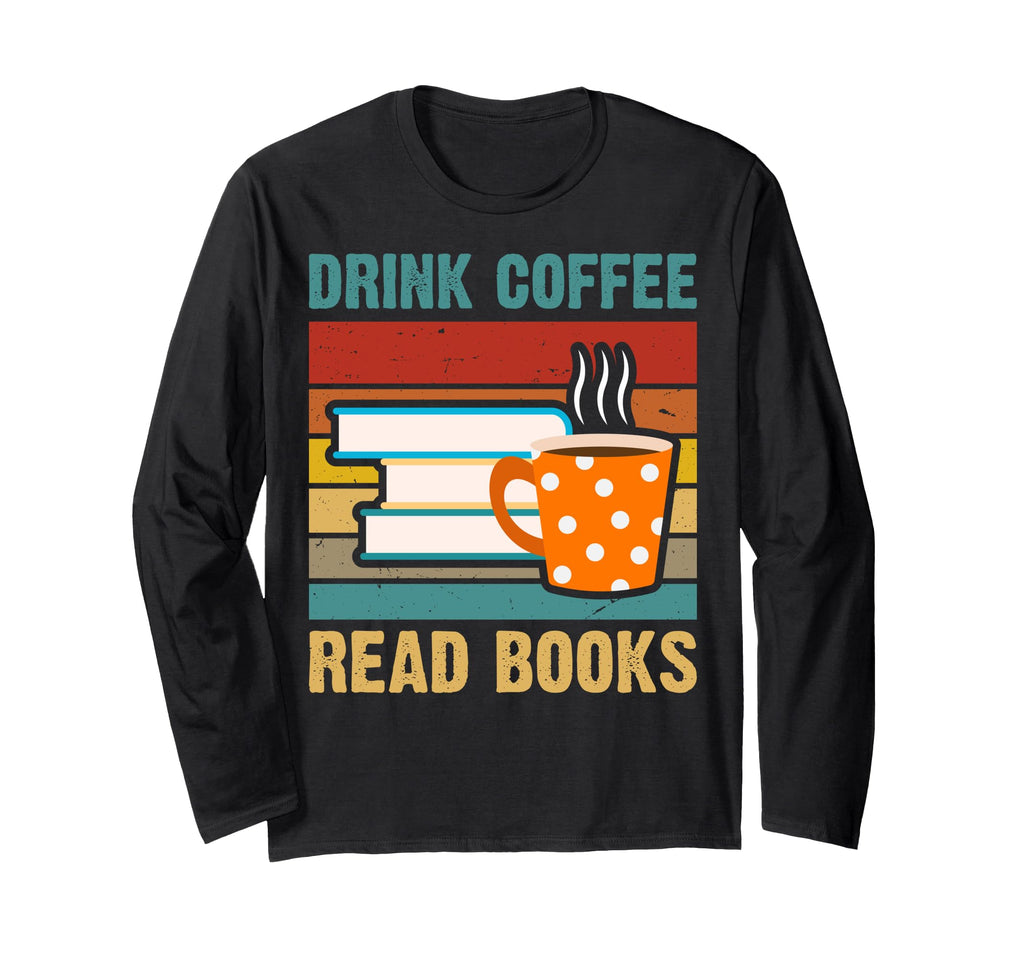 Cup Coffee And Books Sun Sweatshirt - Fun Novelty Design Unisex - T-Shirt, Sweatshirt, Hoodie