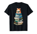 Hamster Reading Book Love Book Kawaii T-Shirt - Trendy Graphic Men Women - T-Shirt, Sweatshirt, Hoodie