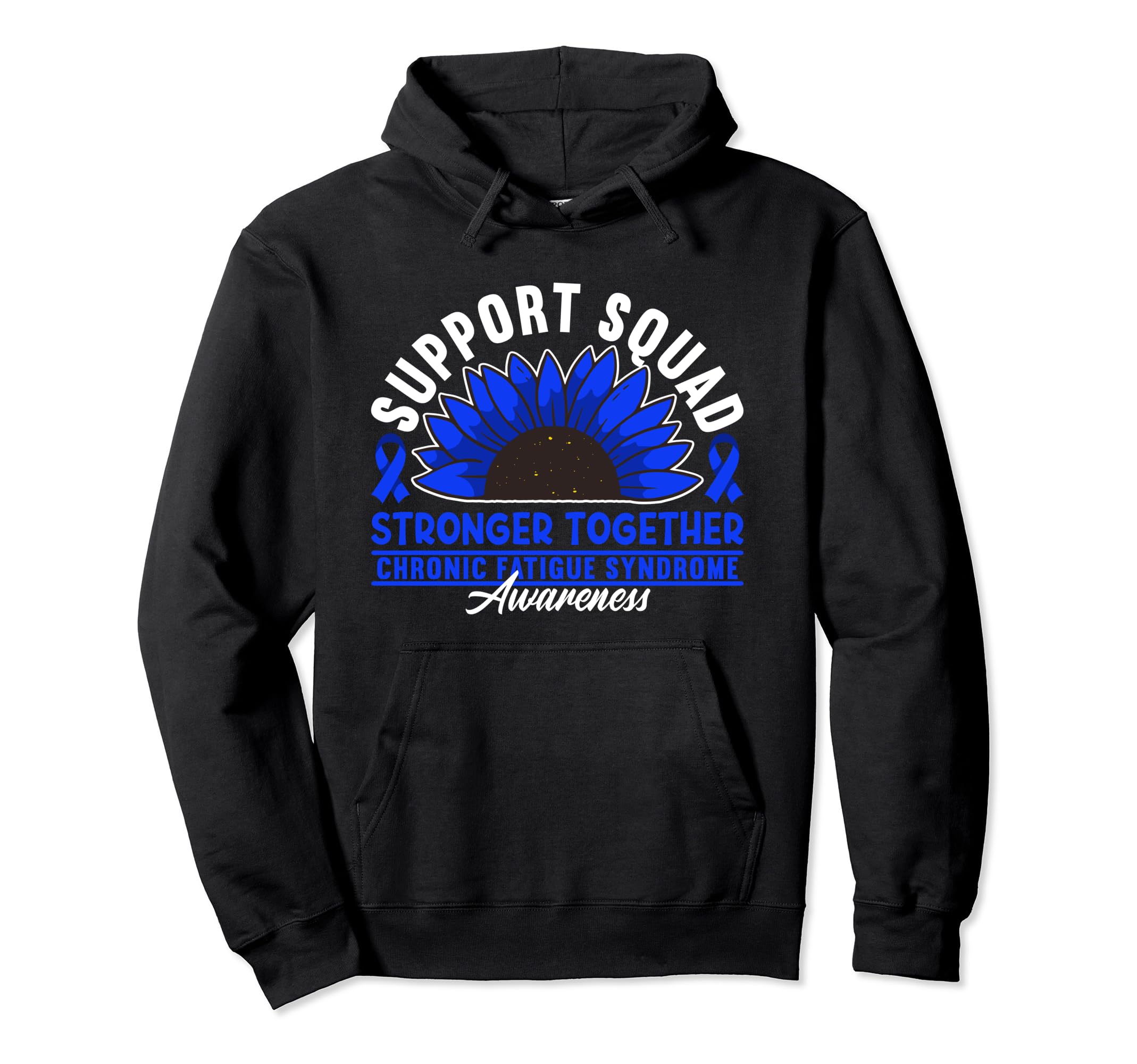 Support Awareness Squad I Me Cfs Chronic Hoodie - Graphic Print for Adults - T-Shirt, Sweatshirt, Hoodie