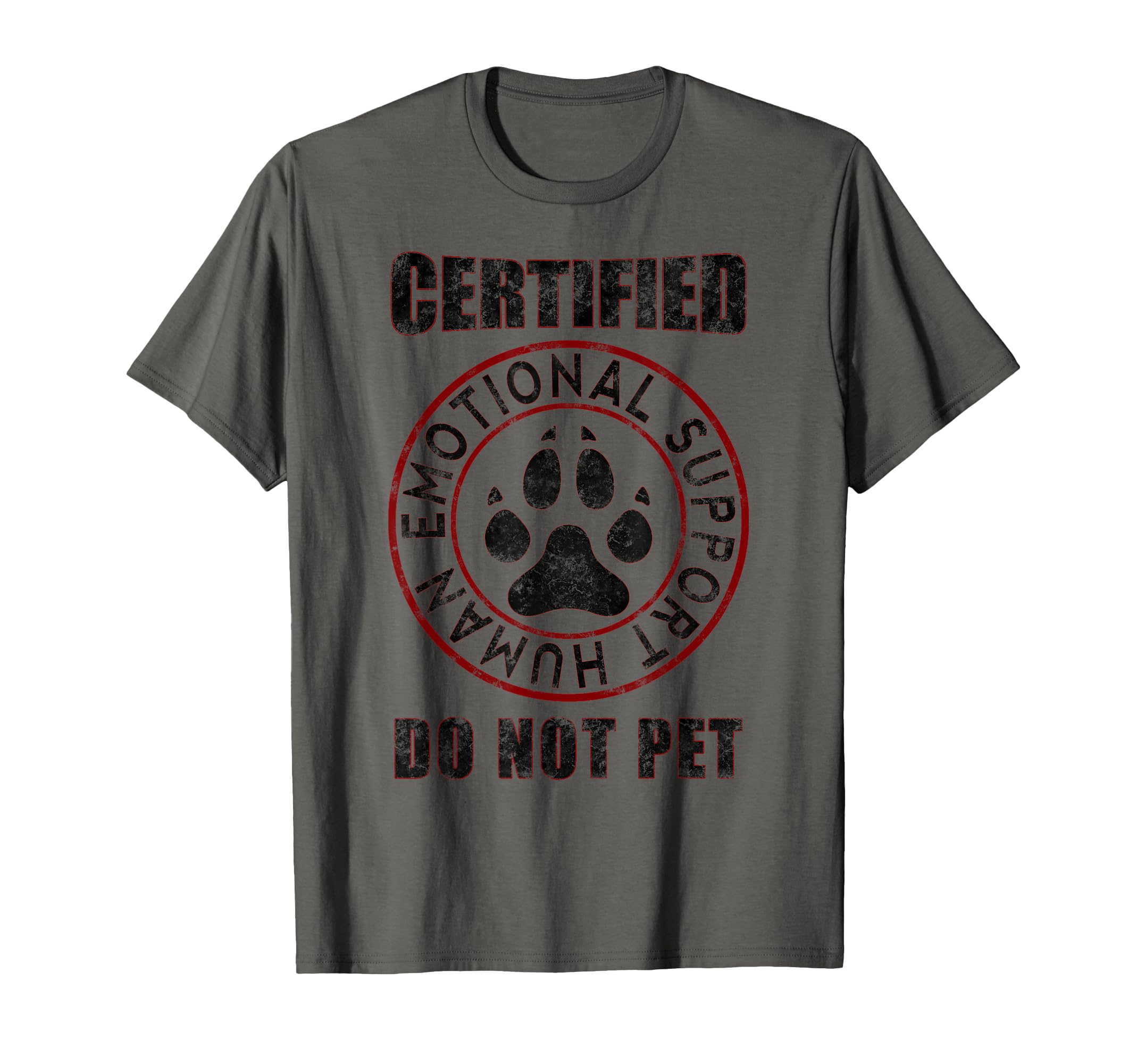 Emotional Support Human Do Not Pet Service T-Shirt - Graphic Print Unisex - T-Shirt, Sweatshirt, Hoodie