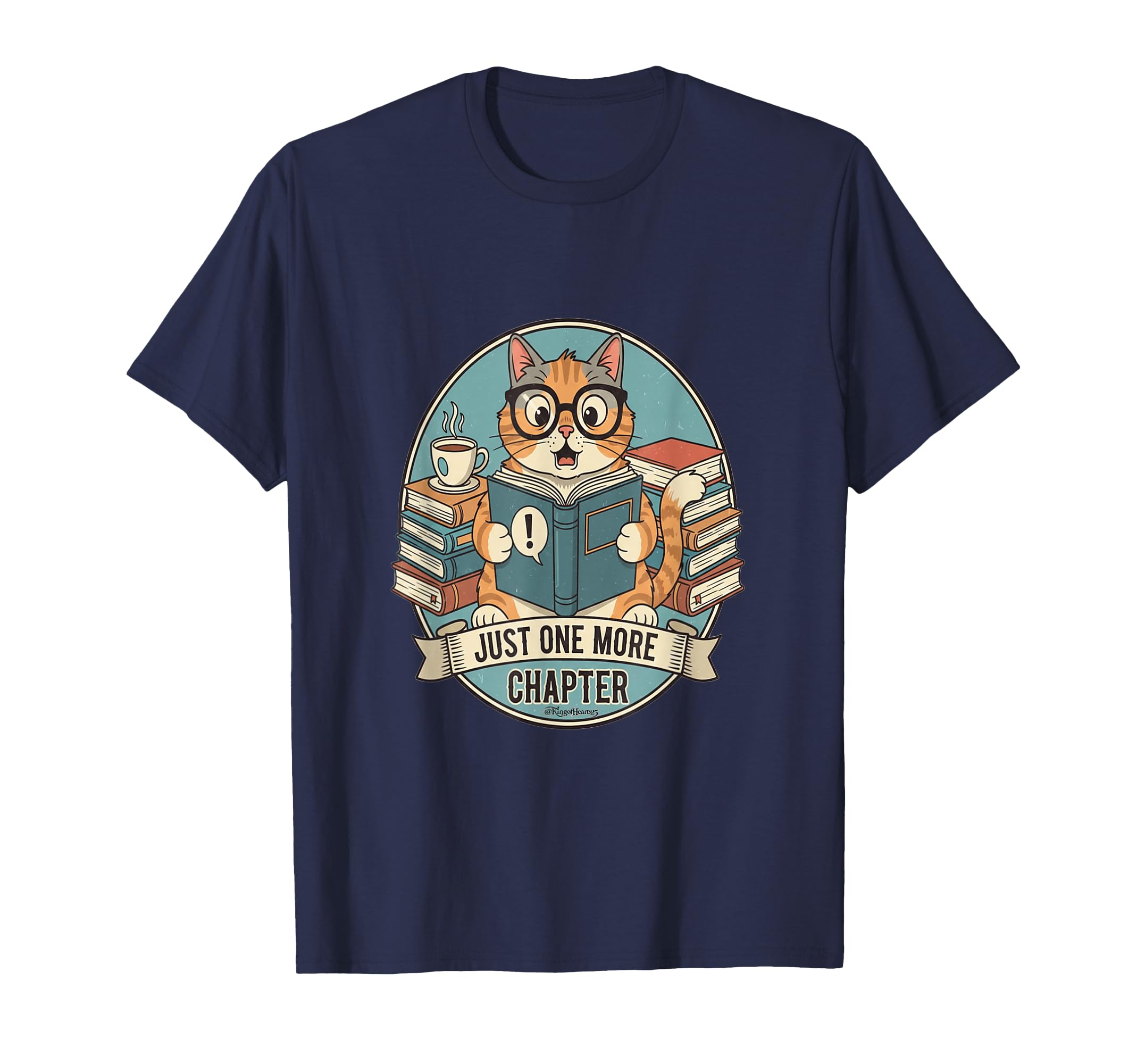 Funny Reading Cat Lover Just One T-Shirt - Casual Everyday Wear Men Women - T-Shirt, Sweatshirt, Hoodie