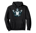Meditation Gorilla Yoga Pose Relaxing Hoodie - Aesthetic Graphic Men Women - T-Shirt, Sweatshirt, Hoodie