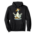Meditation Duck Yoga Pose Relaxing Animal Hoodie - Streetwear Style Unisex - T-Shirt, Sweatshirt, Hoodie