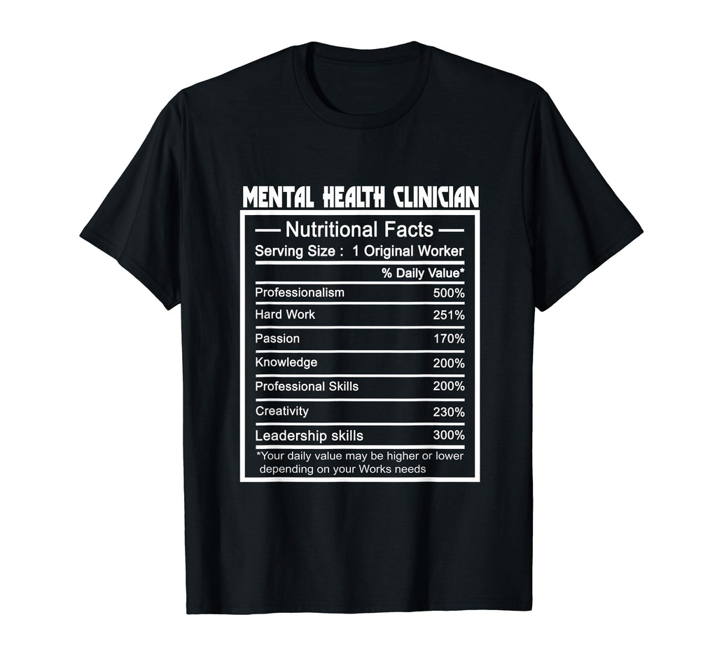 Funny Job Title Nutrition Facts T-Shirt - Aesthetic Graphic for Adults - T-Shirt, Sweatshirt, Hoodie