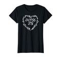 Womens Choose Joy Heart Flowers T-Shirt - Custom Art Print Unisex - T-Shirt, Sweatshirt, Hoodie