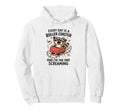 Mental Health Anxiety Racoon Every Day Hoodie - Novelty Apparel for Adults - T-Shirt, Sweatshirt, Hoodie