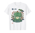 Kawaii Japanese Frog Meditation Zen T-Shirt - Unique Graphic Men Women - T-Shirt, Sweatshirt, Hoodie