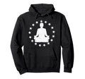 Yoga Pose Stars Yogi Spiritual Hoodie - Minimalist Print Men Women - T-Shirt, Sweatshirt, Hoodie