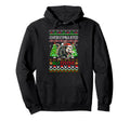 Overstimulated But Festive Santa Hoodie - Fun Novelty Design Men Women - T-Shirt, Sweatshirt, Hoodie