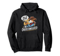 Hold Partner Im Overstimulated Hoodie - Casual Everyday Wear Men Women - T-Shirt, Sweatshirt, Hoodie