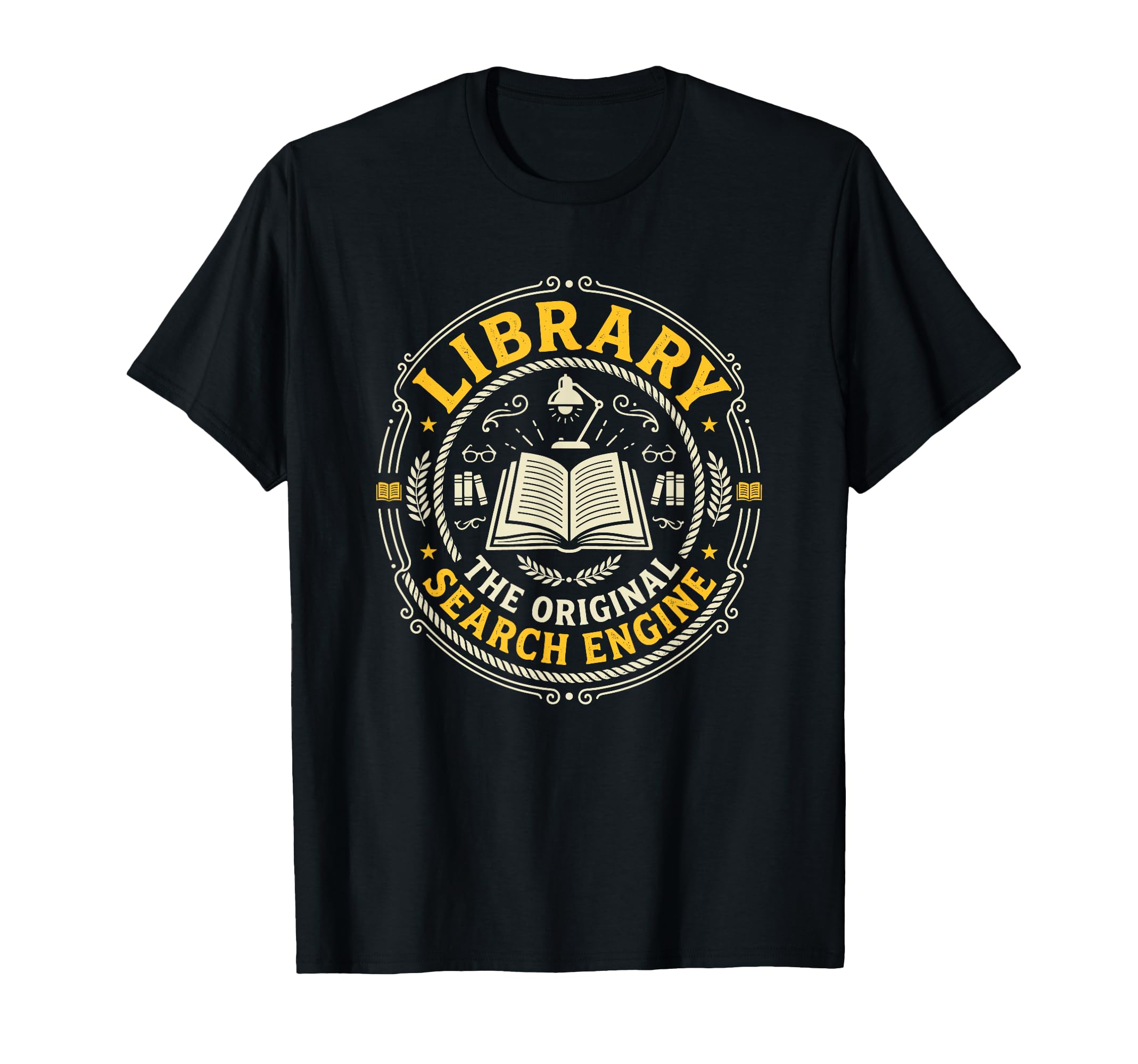 Library Original Search Engine T-Shirt - Trendy Graphic Men Women - T-Shirt, Sweatshirt, Hoodie