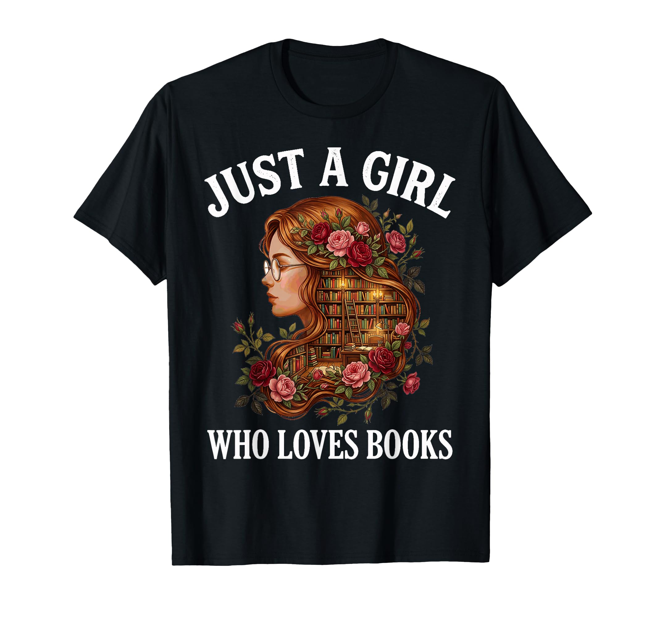 Just Who Loves Books Gifts T-Shirt - Fun Novelty Design for Adults - T-Shirt, Sweatshirt, Hoodie
