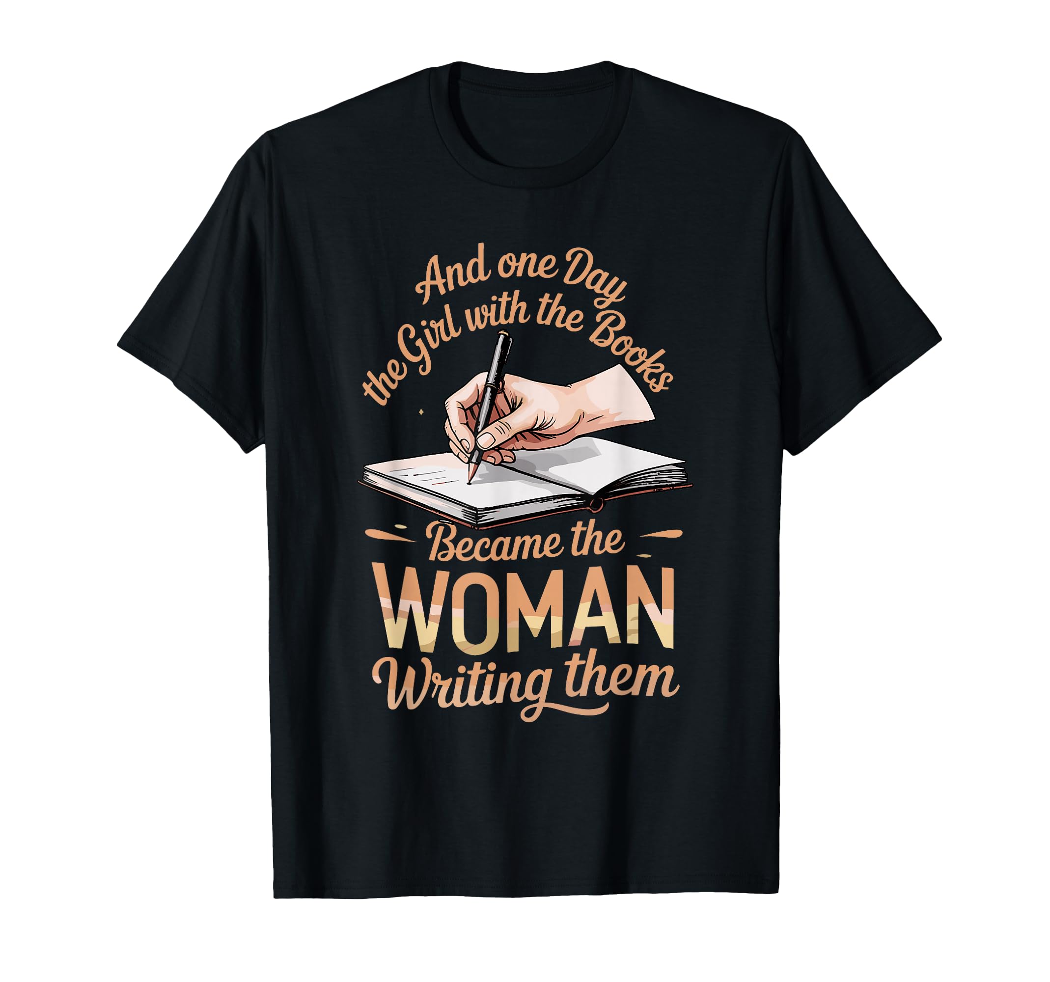 Books Writing Poets Journalist Book T-Shirt - Graphic Print Men Women - T-Shirt, Sweatshirt, Hoodie