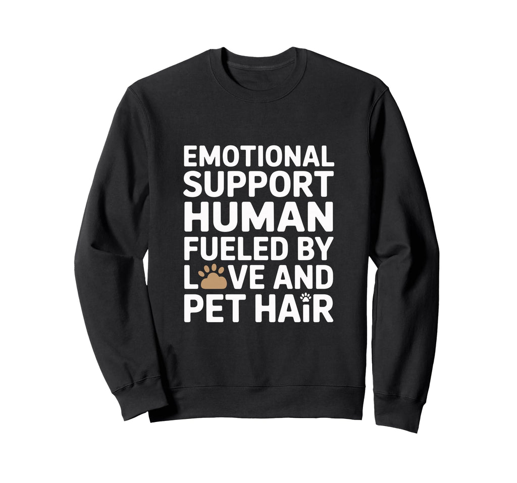 Emotional Support Human Do Not Pet Hoodie - Minimalist Print for Adults - T-Shirt, Sweatshirt, Hoodie