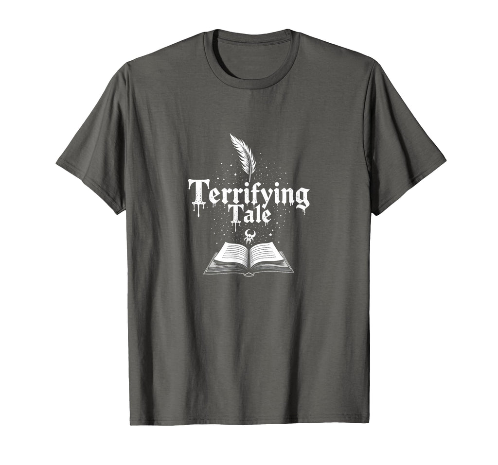 Halloween Literature Terrifying Tale T-Shirt - Custom Art Print Men Women - T-Shirt, Sweatshirt, Hoodie